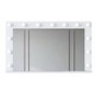 Hanah Home EF110 - 5167 Mesa de maquillaje blanca con 13 focos